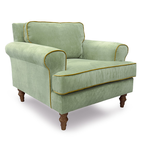 Faulkner - Classic Southern-styled Chair With Nostalgic Comfort. - EBC23DWSC EBC23DWSC