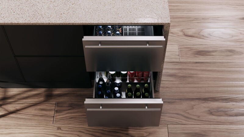 Refrigeration drawers view 2