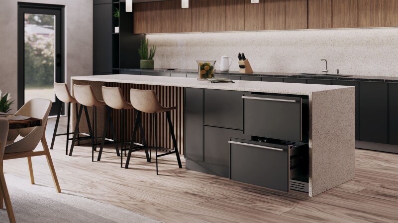 Refrigeration drawers view 9