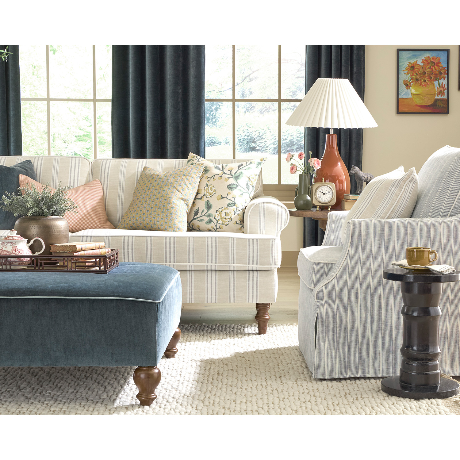 Faulkner - Classic Southern-styled Sofa With Nostalgic Comfort. - EBS23DWSC EBS23DWSC