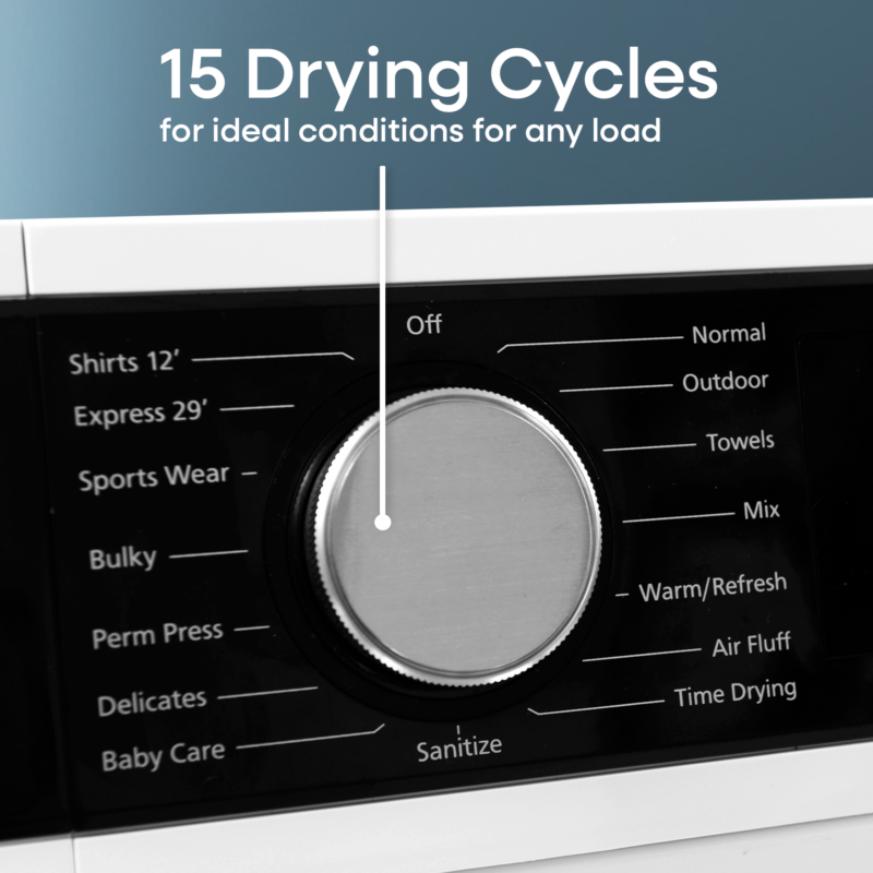 4.0 cu. ft. Front Load Electric Dryer ECD4224EGW