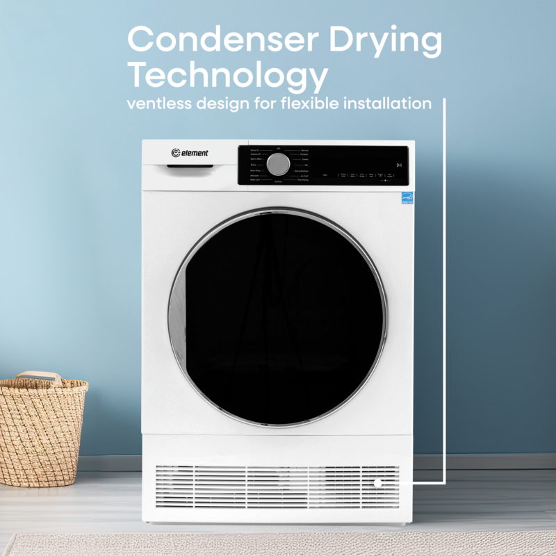 4.0 cu. ft. Front Load Electric Dryer ECD4224EGW