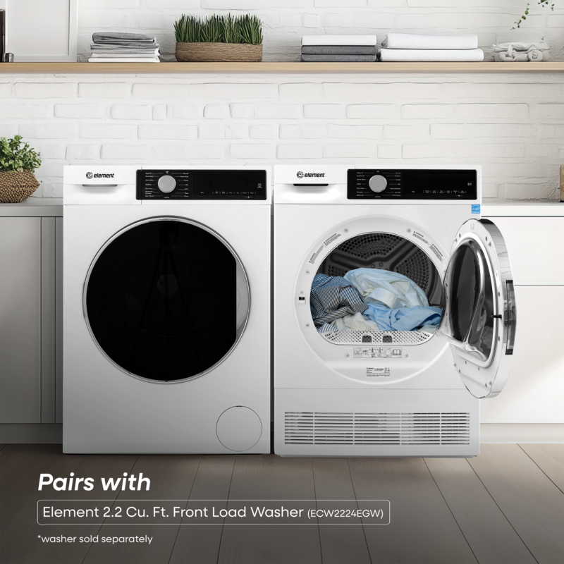 4.0 cu. ft. Front Load Electric Dryer ECD4224EGW