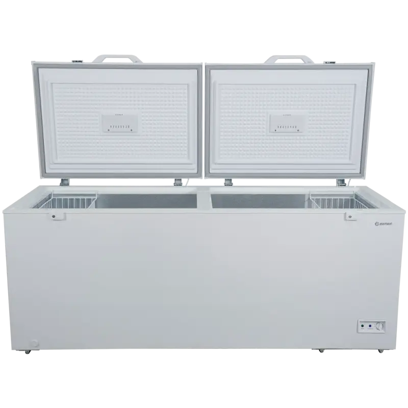 21 CF Chest Freezer, Two Door, Basket Storage view 3