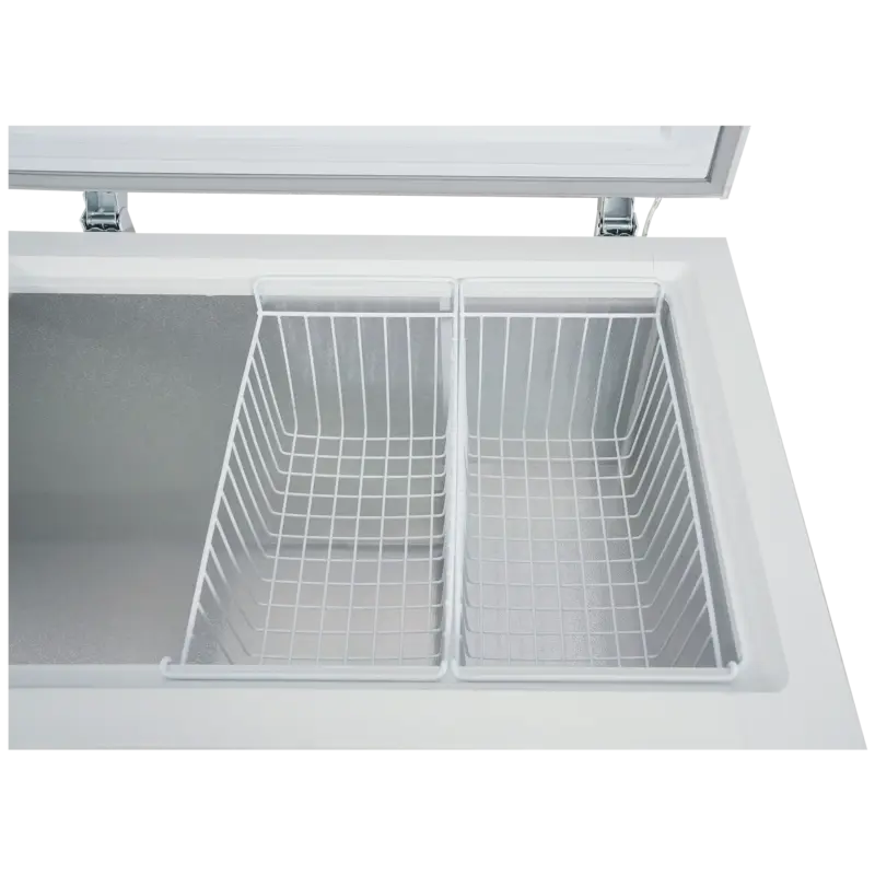 21 CF Chest Freezer, Two Door, Basket Storage view 4