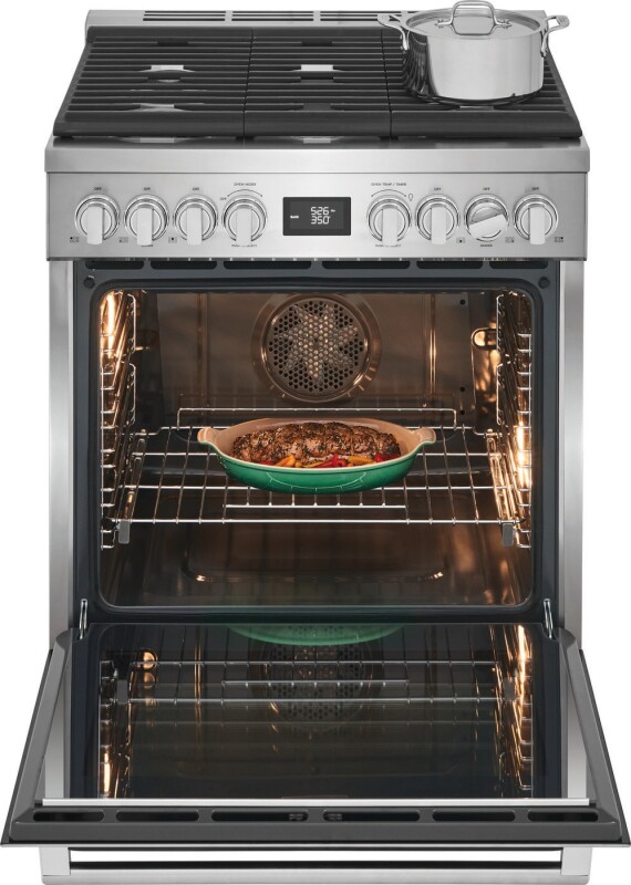 30" Dual-Fuel Freestanding Range view 10