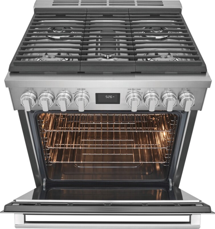 30" Dual-Fuel Freestanding Range view 8