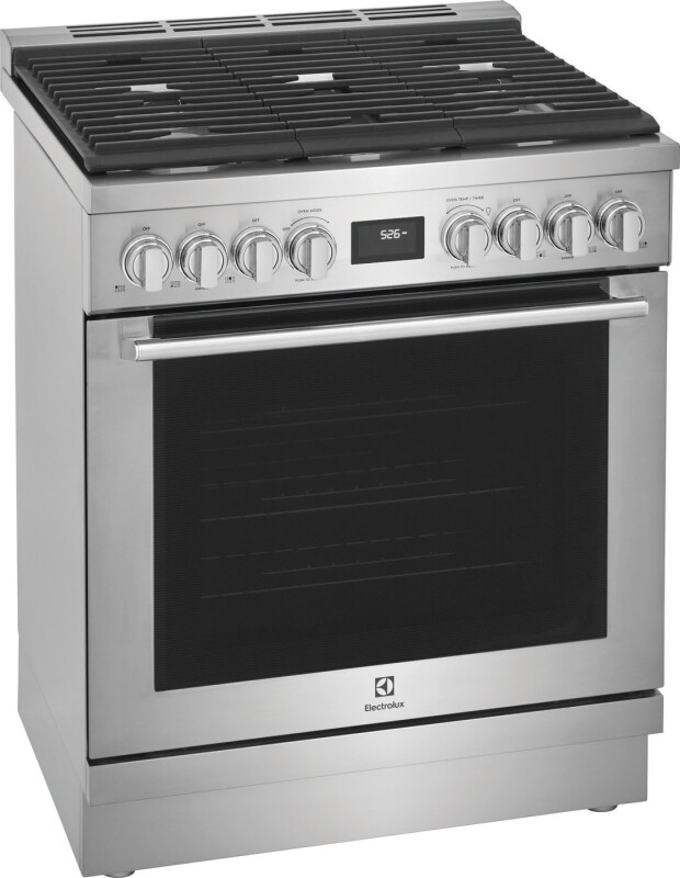 30" Dual-Fuel Freestanding Range view 4