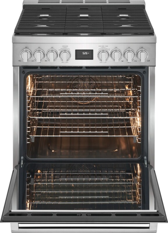 30" Dual-Fuel Freestanding Range view 9