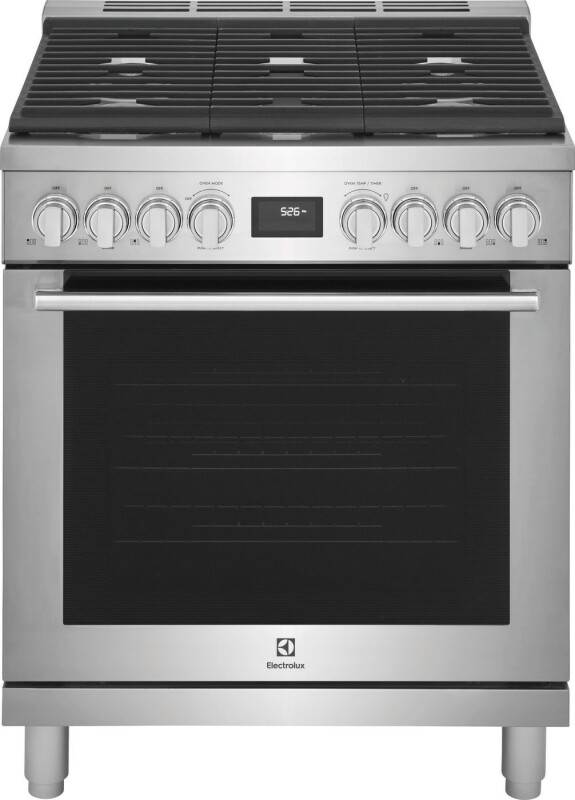 30" Dual-Fuel Freestanding Range view 3