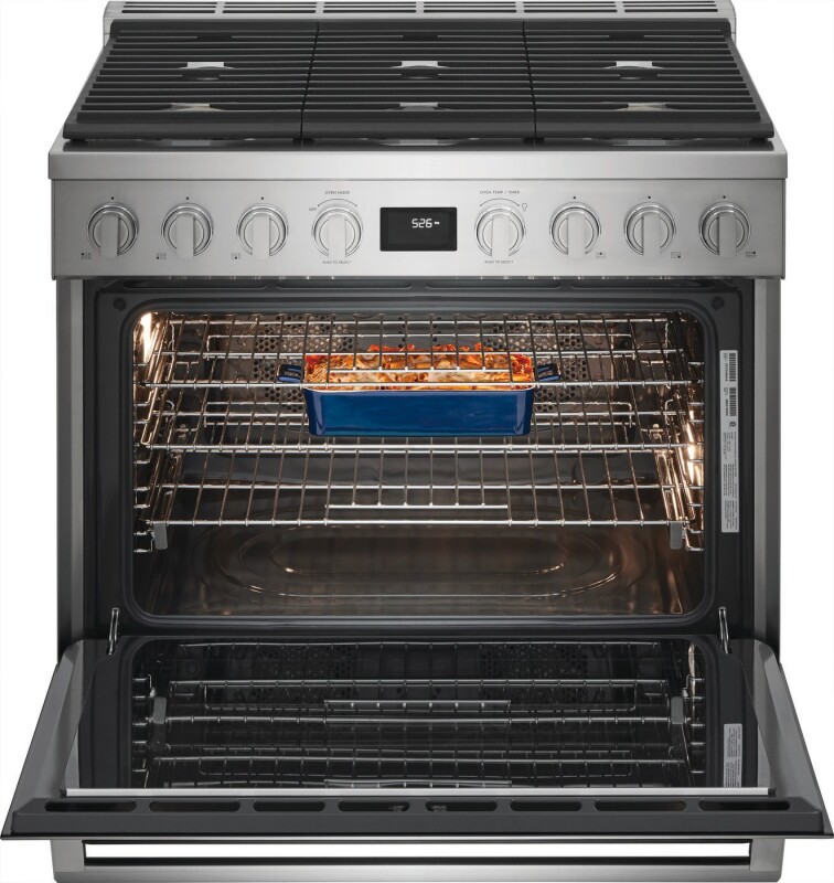 36" Dual-Fuel Freestanding Range view 12