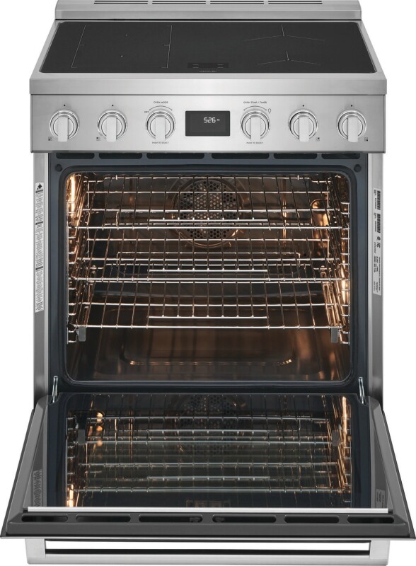 30" Induction Freestanding Range view 9