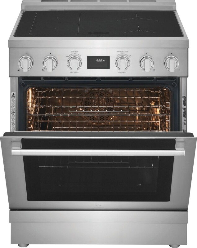 30" Induction Freestanding Range view 7