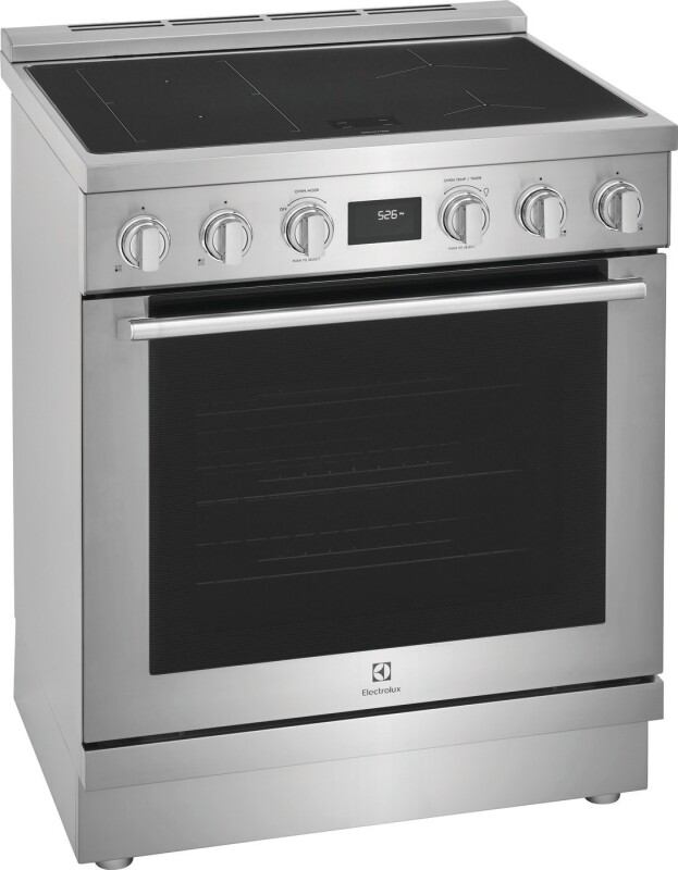 30" Induction Freestanding Range view 4