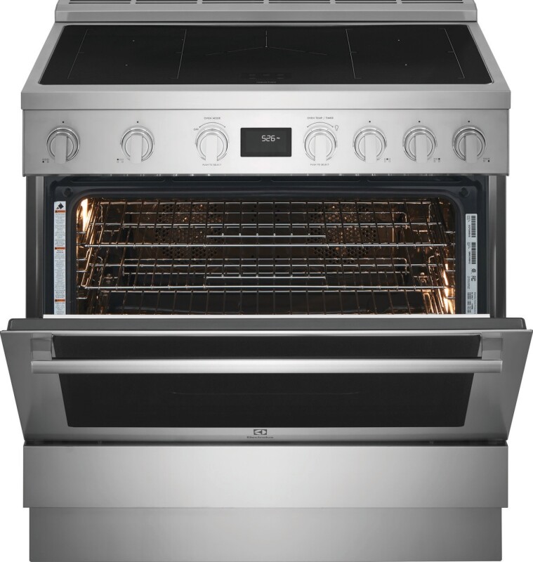 36" Induction Freestanding Range view 8