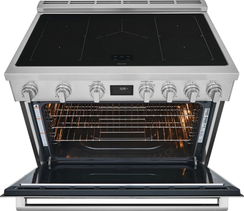 36" Induction Freestanding Range view 9