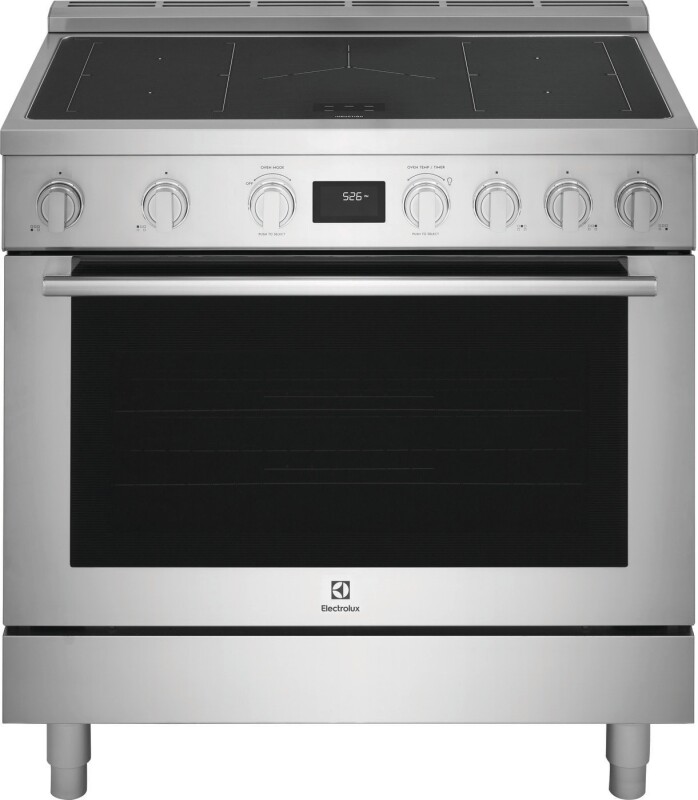 36" Induction Freestanding Range view 4