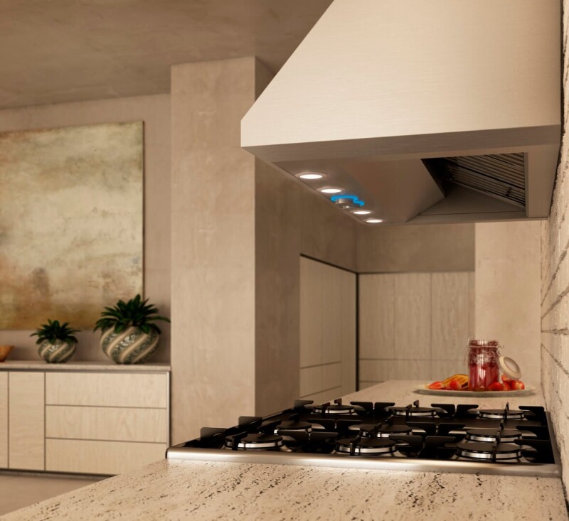 Wall-mount Range Hoods CALABRIA 42" SS ECL142S4