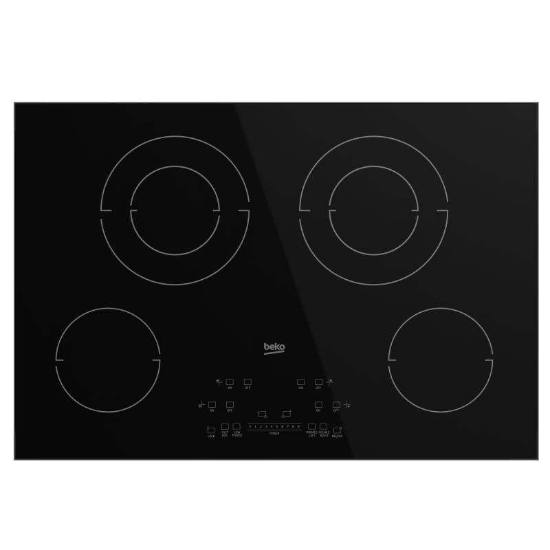 30" Built-In Electric Cooktop with 4 Burners and Touch Control ECTM30102