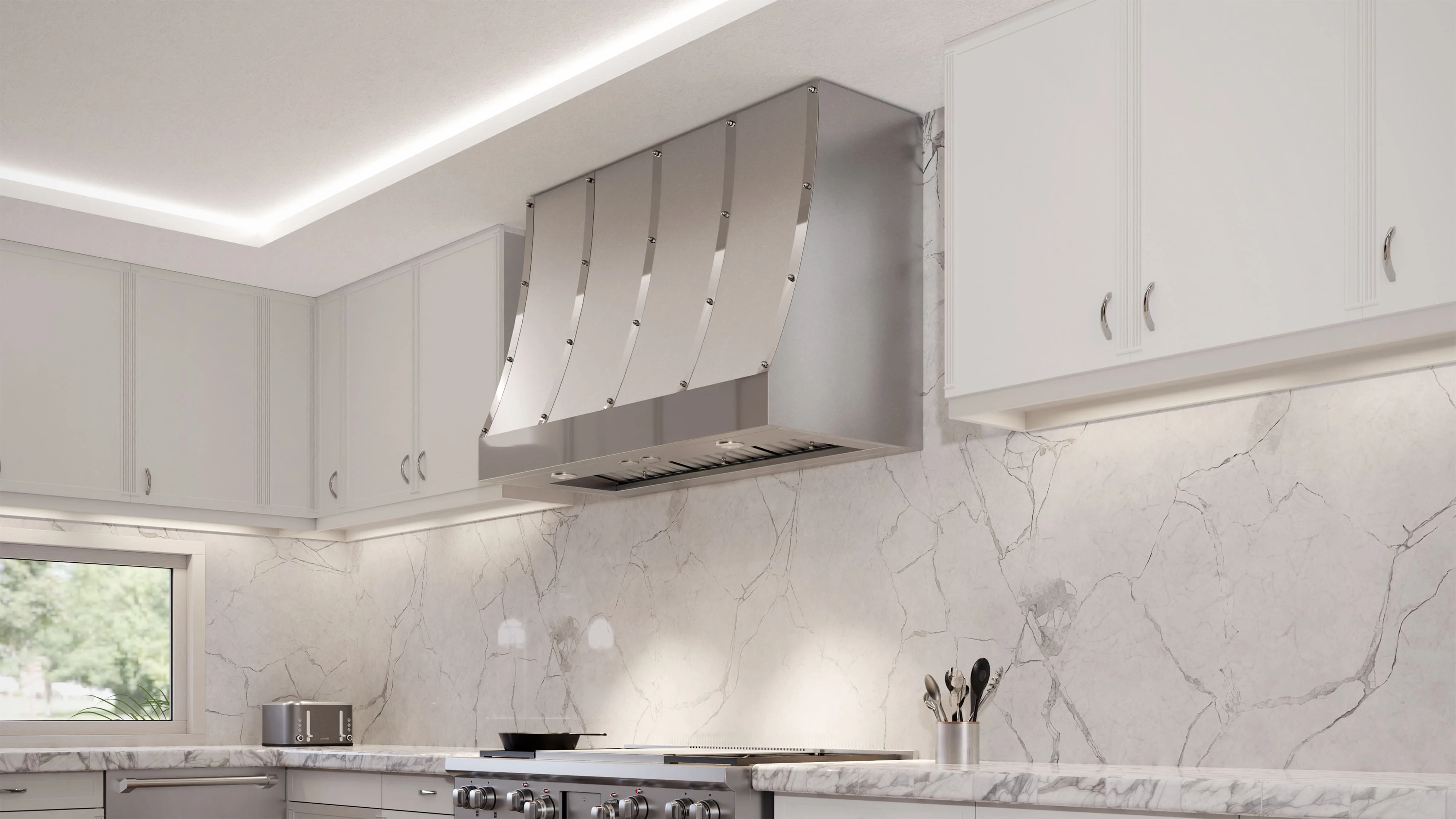 Catania 36" Wall-mount Range Hood ECTX36S1