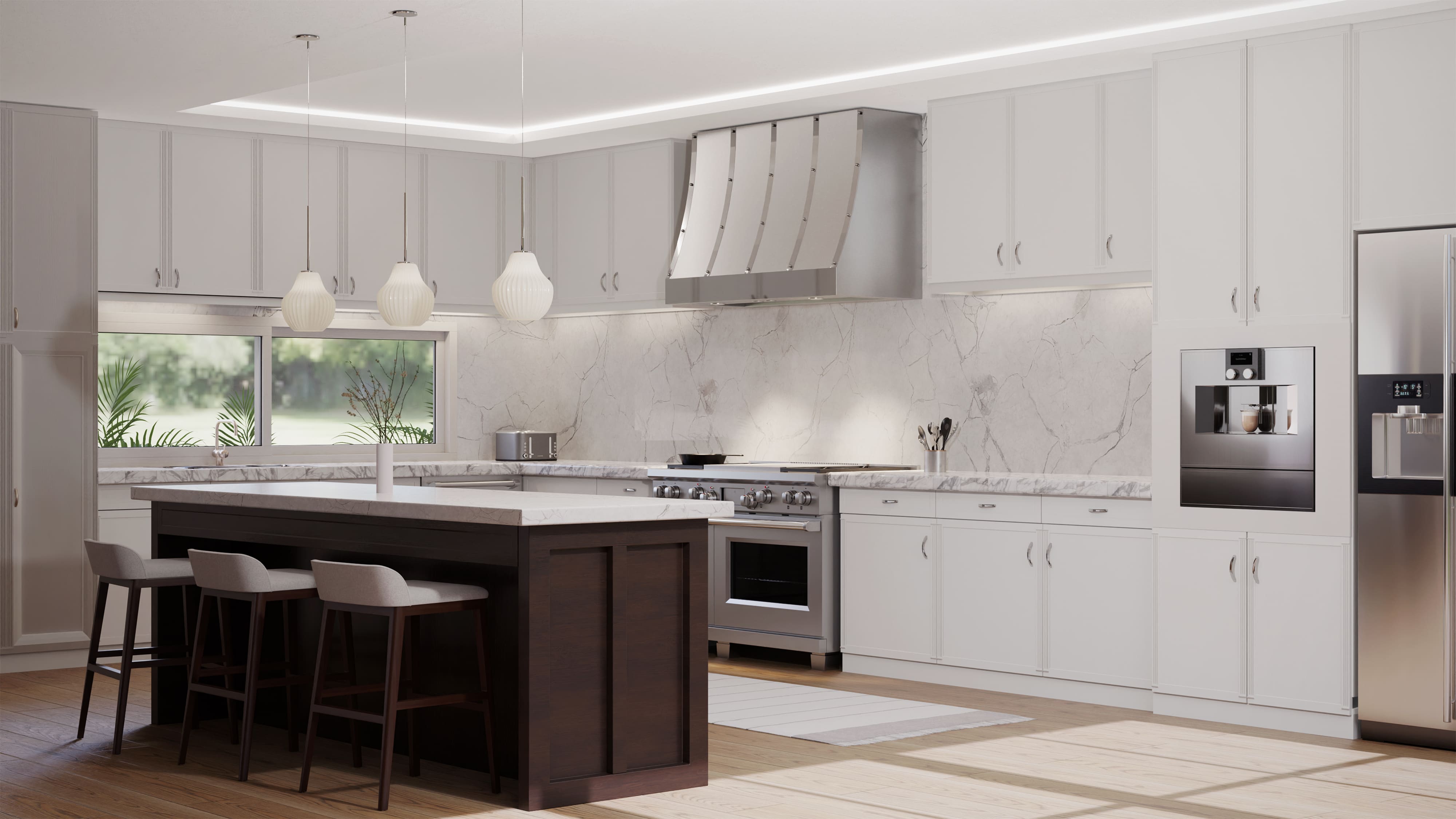 Wall-mount Range Hoods Catania 36" ECTX36SS