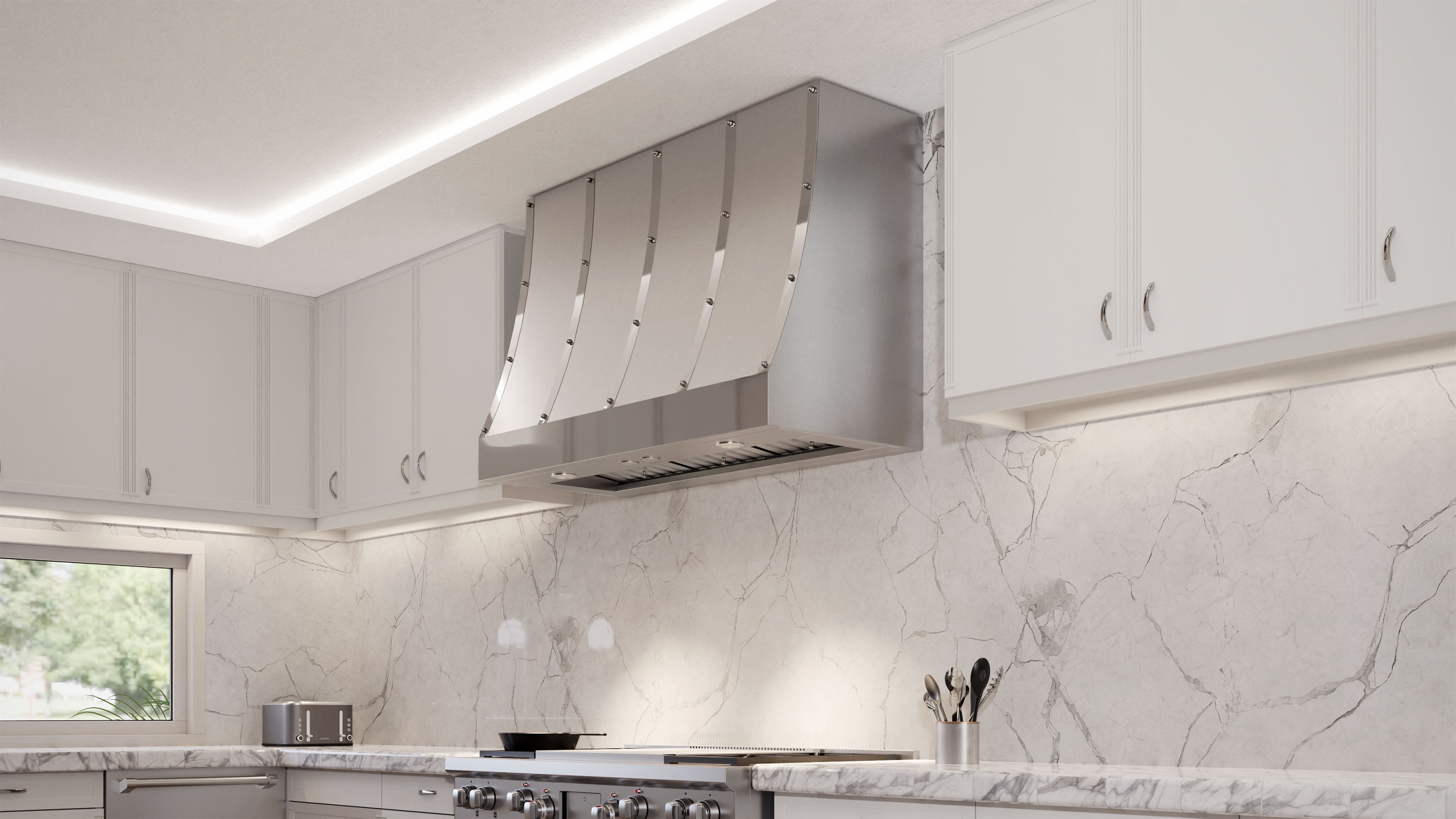 Wall-mount Range Hoods Catania 36" ECTX36SS