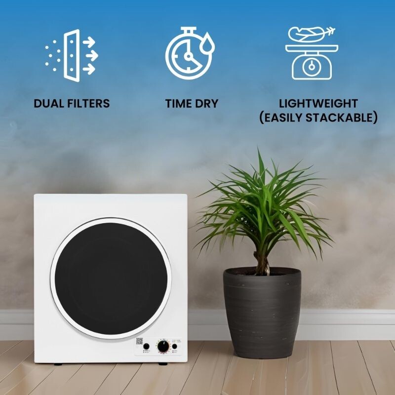 Compact Vented Sensor Dryer 3.5cf/13lbs 110V BOTTOM CONTROL ED850S, product image 5 of 17