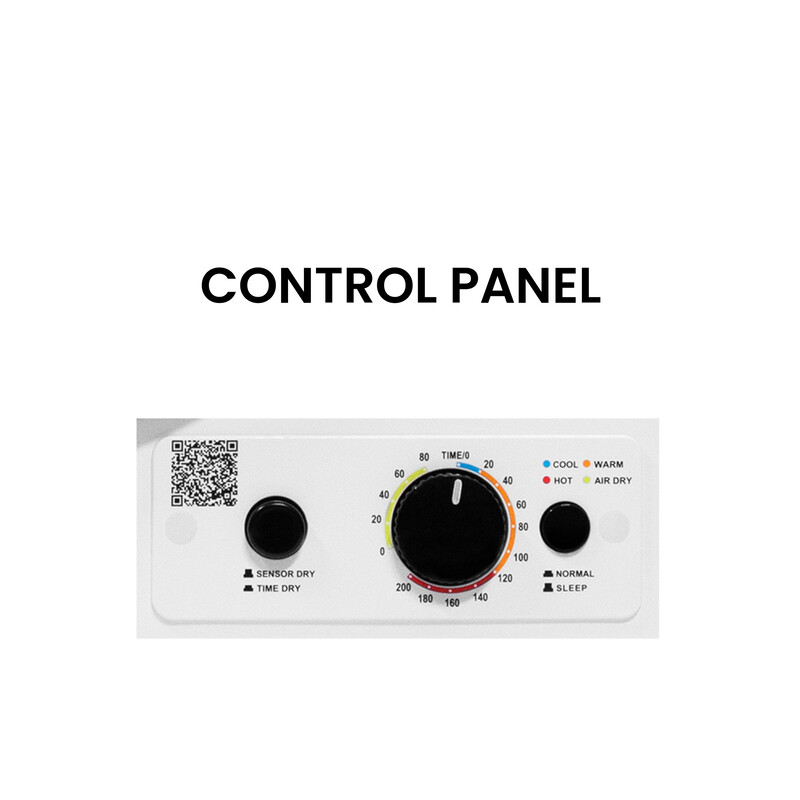Compact Vented Sensor Dryer 3.5cf/13lbs 110V BOTTOM CONTROL ED850S, product image 17 of 17