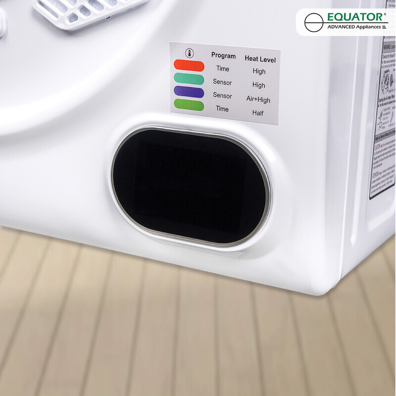 Compact Vented Sensor Dryer 3.5cf/13lbs 110V Bottom control DIGITAL ED852, product image 12 of 17
