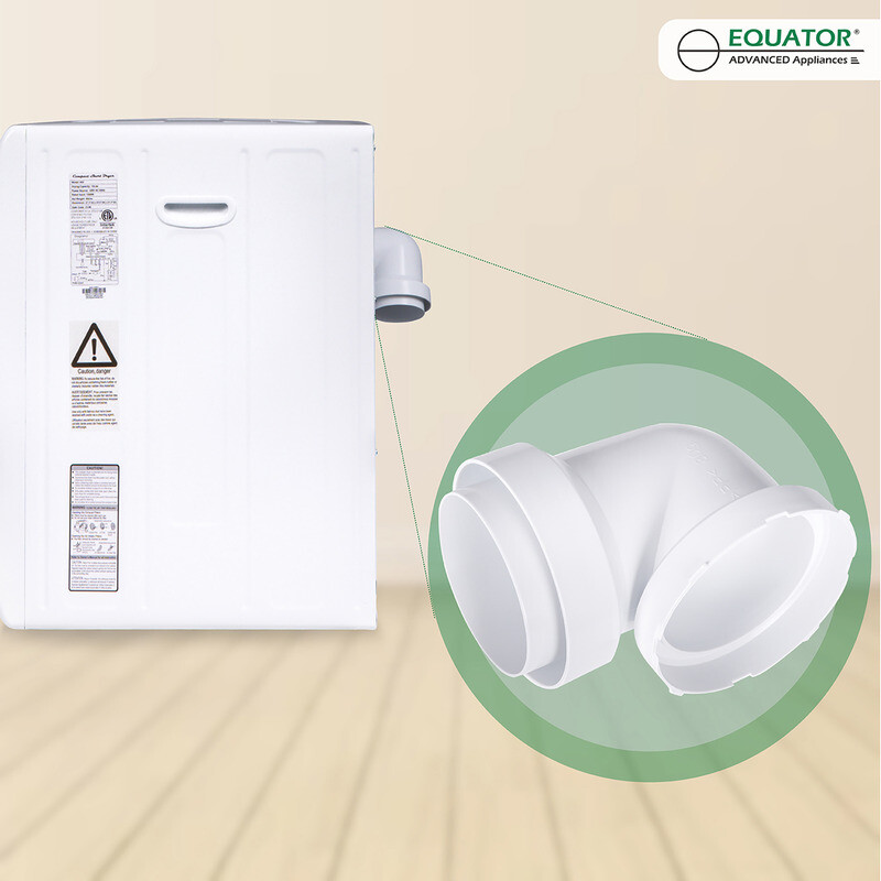 Compact Vented Sensor Dryer 3.5cf/13lbs 110V Bottom control DIGITAL ED852, product image 14 of 17