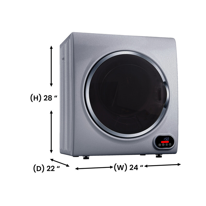 Compact Vented Sensor Dryer 3.5cf/13lbs 110V Bottom control DIGITAL ED852S, product image 14 of 17