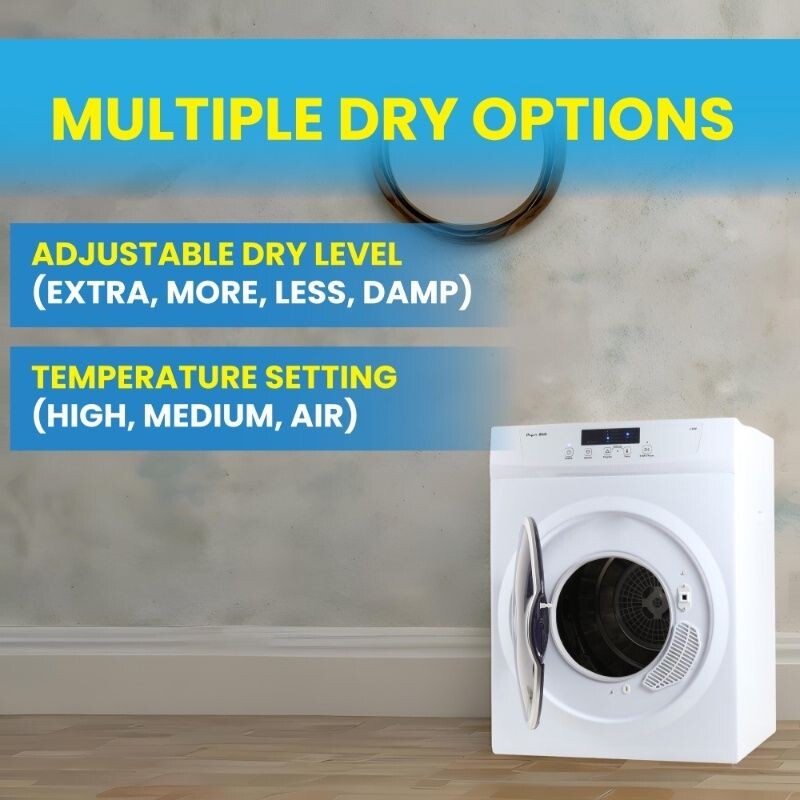 Standard 24 in Vented Dryer 3.5cf/13lb SENSOR Refresh Cycle 110V/1500W ED860, product image 2 of 19