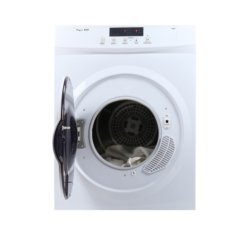 Standard 24 in Vented Dryer 3.5cf/13lb SENSOR Refresh Cycle 110V/1500W ED860, product image 15 of 19