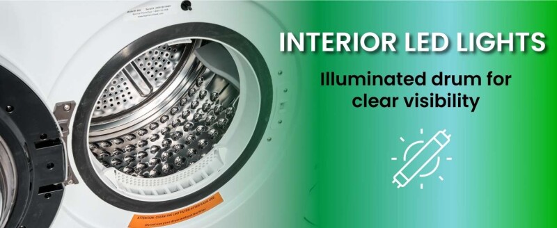 Premium Compact 24 in Vented Dryer 3.1 cu.ft SENSOR Sanitize Shoes 110V/1500W ED866