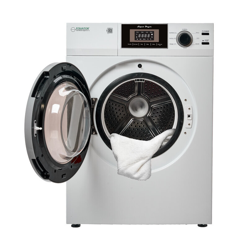 Premium Compact 24 in Vented Dryer 3.1 cu.ft SENSOR Sanitize Shoes 110V/1500W ED866