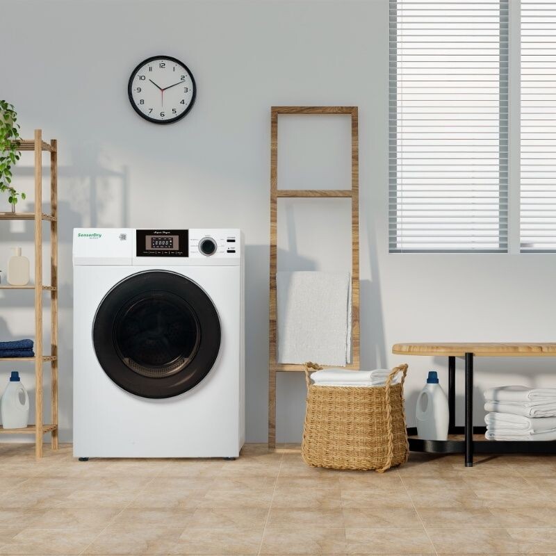 PREMIUM Compact 24 in VENTED Dryer w/Washer SOCKET 3.1cf/13lb SENSOR 110V ED866DL, product image 19 of 19