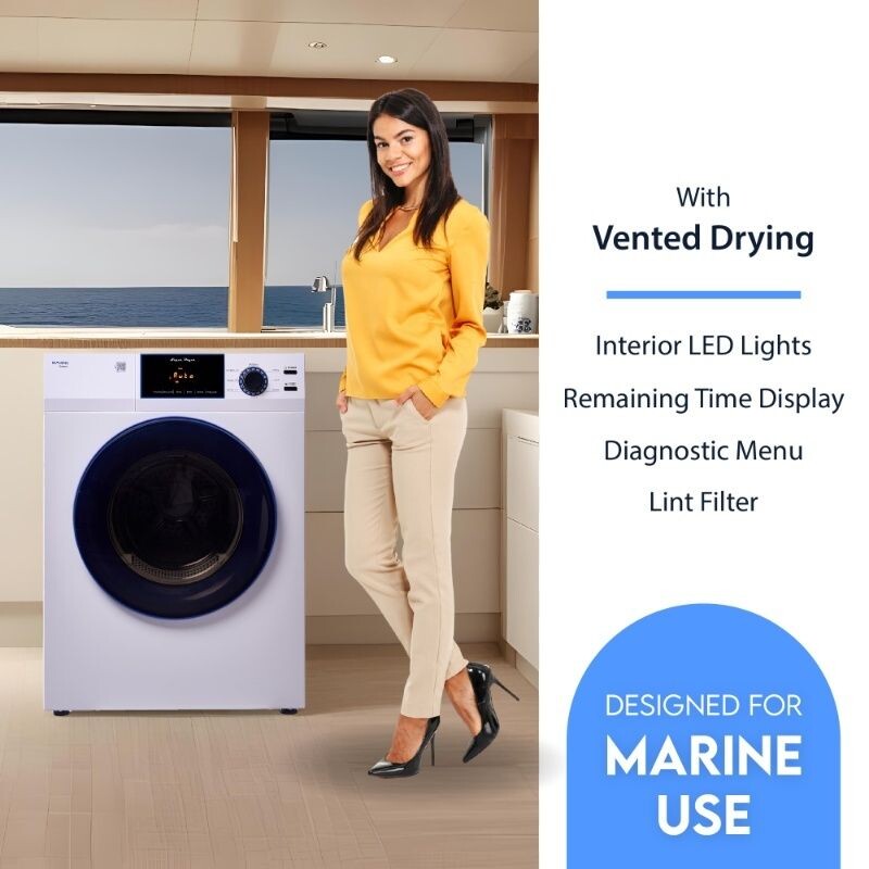 Marine Dryer ANTI CORROSION 3.1 cf/15 lbs Sanitize Sensor Dry Refresh ECO 110V ED868MARINE