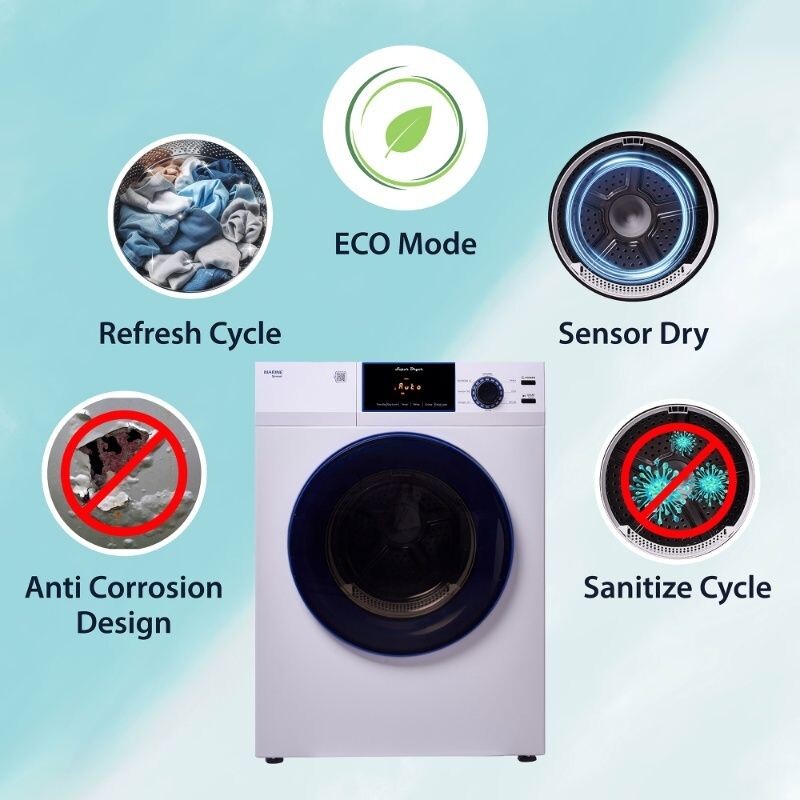 Marine Dryer ANTI CORROSION 3.1 cf/15 lbs Sanitize Sensor Dry Refresh ECO 110V ED868MARINE