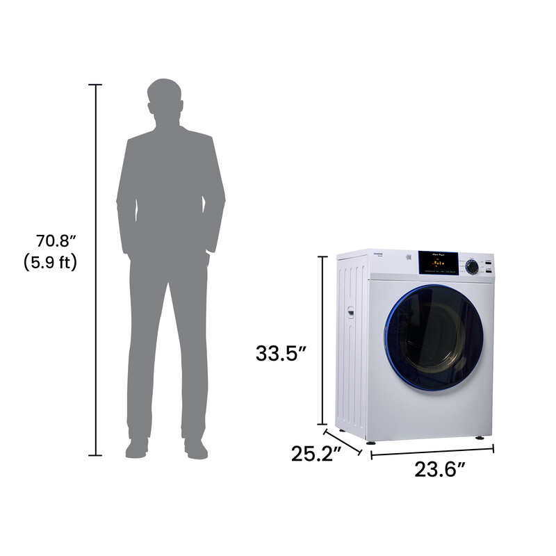 Marine Dryer ANTI CORROSION 3.1 cf/15 lbs Sanitize Sensor Dry Refresh ECO 110V ED868MARINE