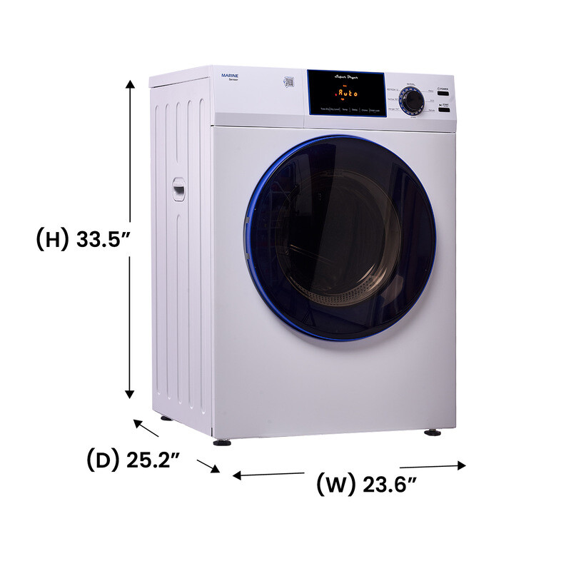 Marine Dryer ANTI CORROSION 3.1 cf/15 lbs Sanitize Sensor Dry Refresh ECO 110V ED868MARINE