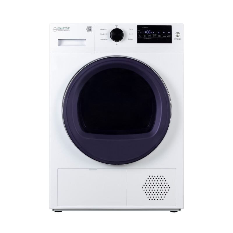 24 in HEAT PUMP DRYER 3.7 cf/20 lbs, Eco Sensor Ventless Sanitize 110V ED890HP
