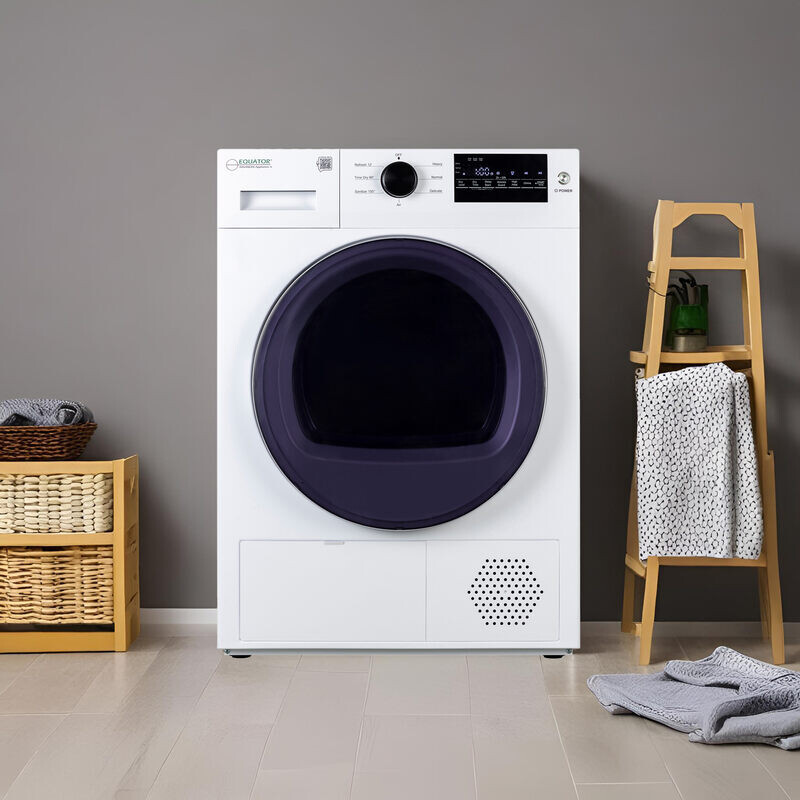 24 in HEAT PUMP DRYER 3.7 cf/20 lbs, Eco Sensor Ventless Sanitize 110V ED890HP