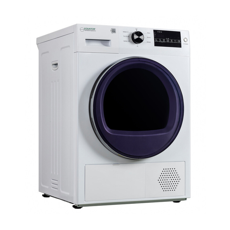 24 in HEAT PUMP DRYER 3.7 cf/20 lbs, Eco Sensor Ventless Sanitize 110V ED890HP
