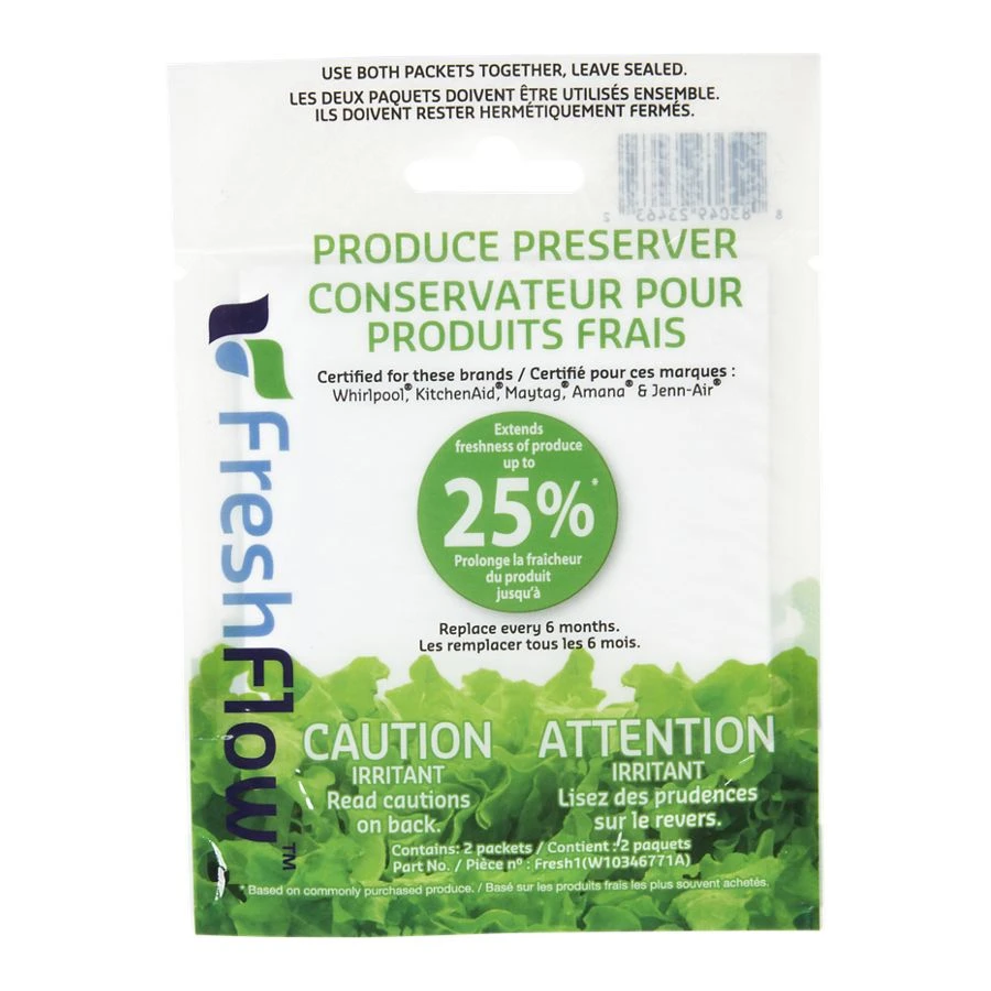 Everydrop® Refrigerator Water Filter A + Refrigerator Freshflow™ Airfilter + Freshflow Produce Preserver Refill EDRARXVR6