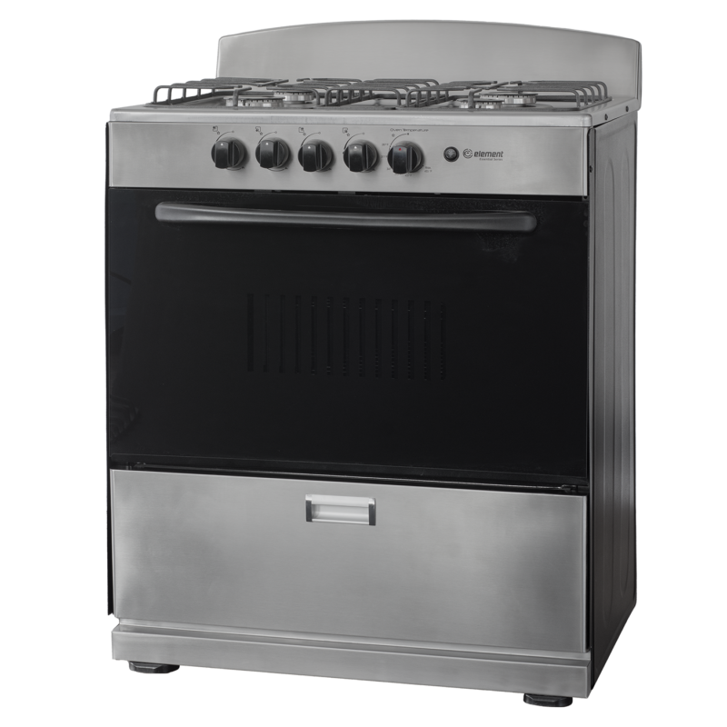 Element 4.0 Cu. Ft. 30” 4-Burner Gas Range - Stainless Steel (EEGR3A4MCCS) view 2