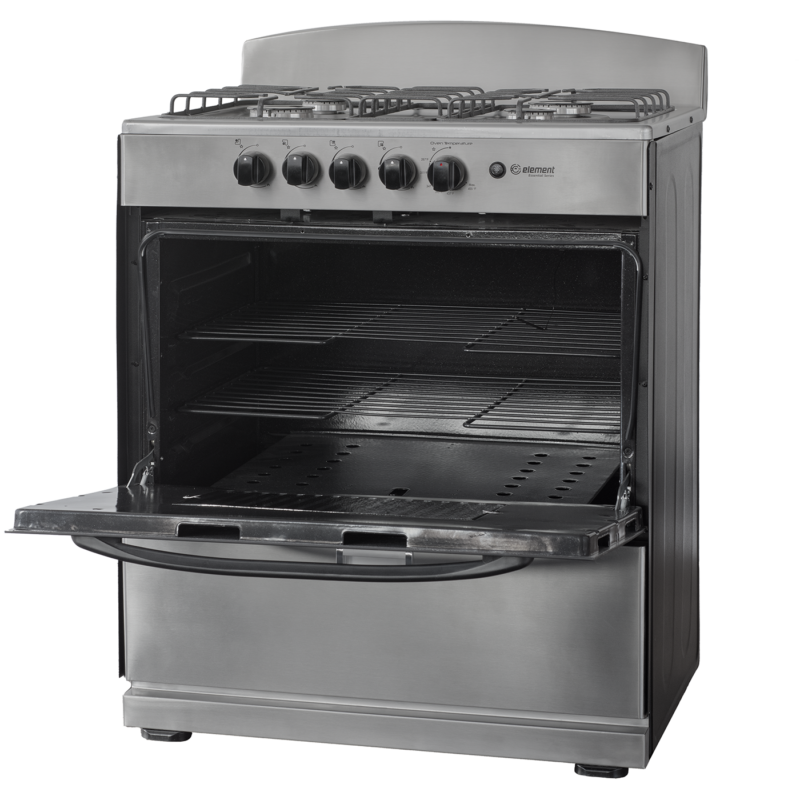 Element 4.0 Cu. Ft. 30” 4-Burner Gas Range - Stainless Steel (EEGR3A4MCCS) view 3