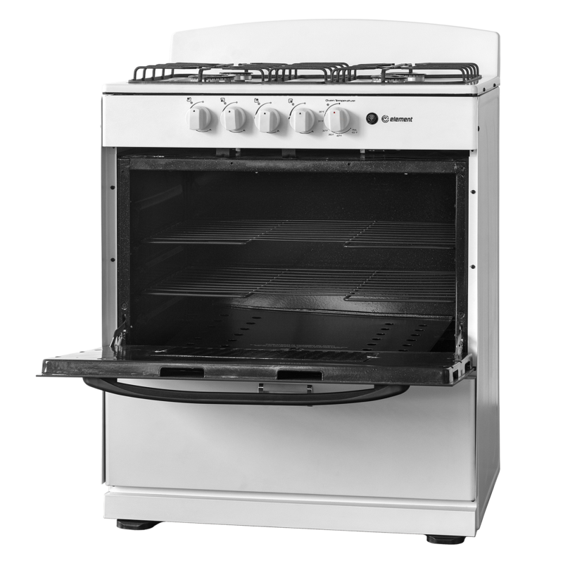 Element 4.0 Cu. Ft. 30” 4-Burner Gas Range - White (EEGR3A4MCCW) view 3