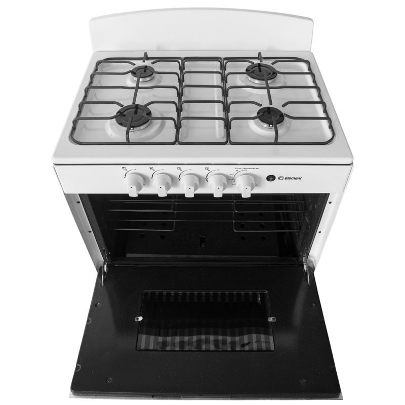 Element 4.0 Cu. Ft. 30” 4-Burner Gas Range - White (EEGR3A4MCCW) view 5