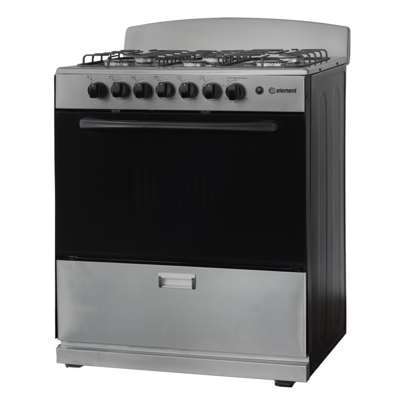 Element 4.0 Cu. Ft. 30” 6-Burner Gas Range - Stainless Steel (EEGR3A6MCCS) view 2
