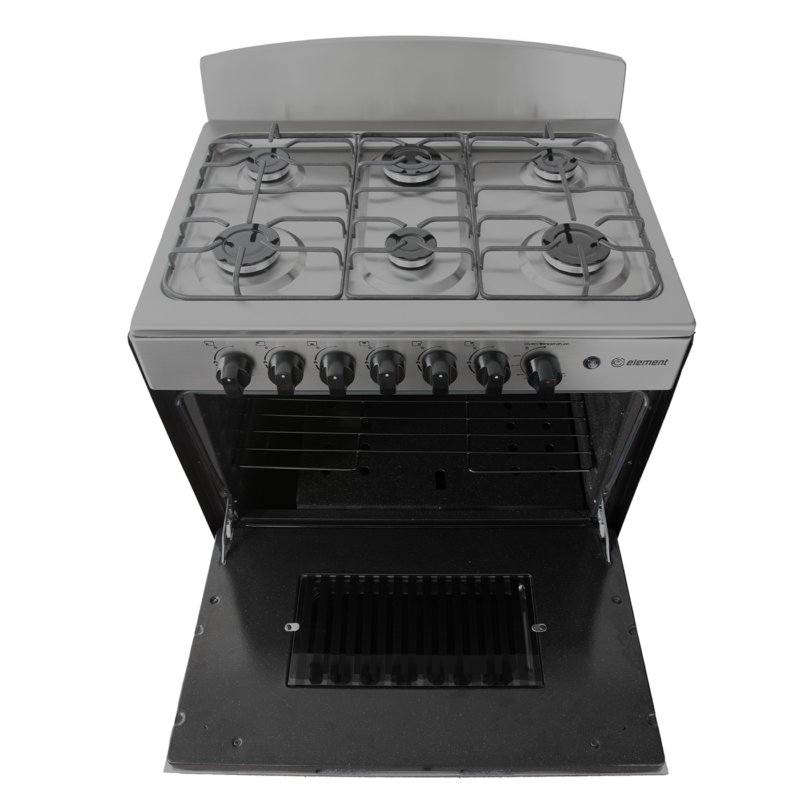 Element 4.0 Cu. Ft. 30” 6-Burner Gas Range - Stainless Steel (EEGR3A6MCCS) view 5